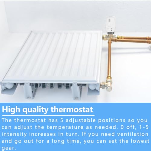 Nizirioo Testa termostatica per radiatore, valvola...