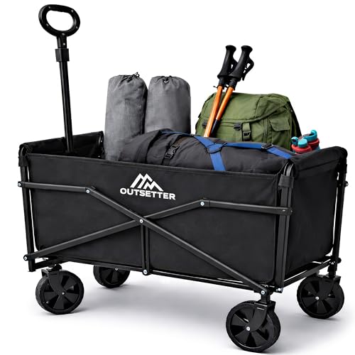 70L Folding Trolley on Wheels, Festival Trolley...