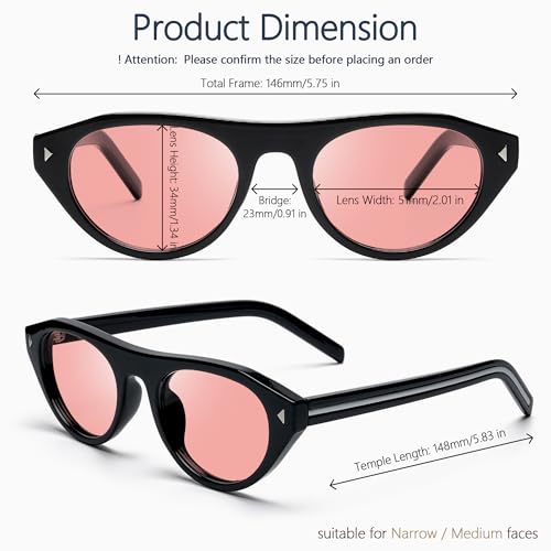 Image of Fluorescent-41 Pink Tinted Blue Light Blocking Glasses for Migraine, Light Sensitivity, Photophobia JF5002