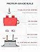 RED WOLF 20Amp Automatic Reset Circuit Breaker with Cover, DC 12V-24V Nylon Insulated & Anti-Rust Stud Type for Automotive Truck Camper RVs Solar Battery Chargers 1pcs