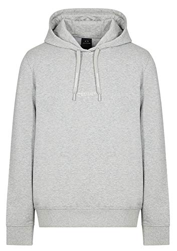 [ARMANI EXCHANGE] A}[jGNX`FW vI[o[p[J[ Y HOODED SWEATSHIRT WITH LOGO LETTERING 8NZM94 ZJKRZ 3901 O[ MTCY