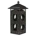 Perky-Pet Fly-Thru Wild Bird Feeder - 2 lb Capacity for Black-Oil Sunflower Seeds - Wild Bird Feeder for Outdoors - Outdoor Decor - B00303