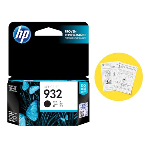 Image of HP 932 Office Jet Black Ink Cartridge (Black)