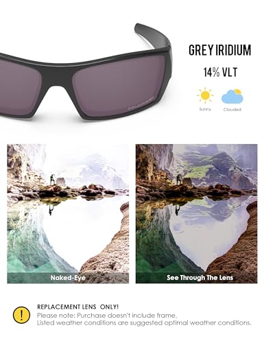 Image of BLAZERBUCK Anti-salt Polarized Replacement Lenses for Oakley Gascan OO9014 Sunglass