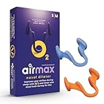Airmax Nasal Dilator Trial Pack | Anti Snore Device | 76% More Air for Better Breathing & Snoring Relief | Guaranteed Fit (1x Small & 1x Medium)