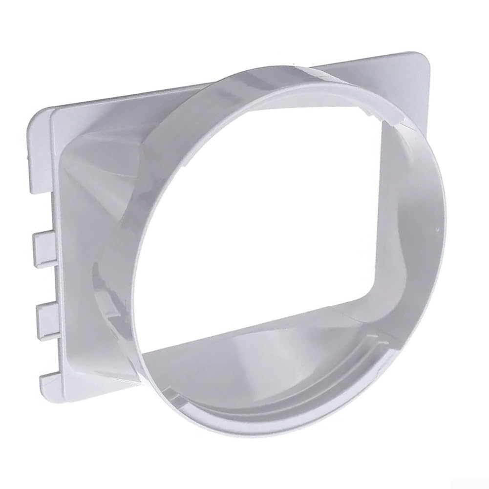 Tragbarer Klimaanlagen-Abluftschlauchadapter, 15 cm Rohrverbinder, Abluftschlauchk-Schnittstelle, quadratische Schnittstelle, Abluftschlauchverbinder