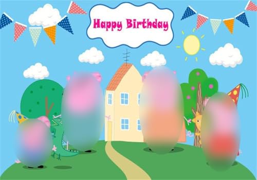 Fotografía Fondo Banner Cumpleaños para Fiesta de cumpleaños Fotografía Fondo Anime