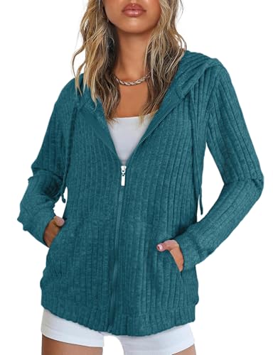Flikity Ladies Hoodies Size 20-22 Lightweight Jackets for Women UK Hooded Cardigan Womens Long Sleeve Tops Ladies Tunic Tops Womens Zip Up Cardigans Autumn Clothes XXL