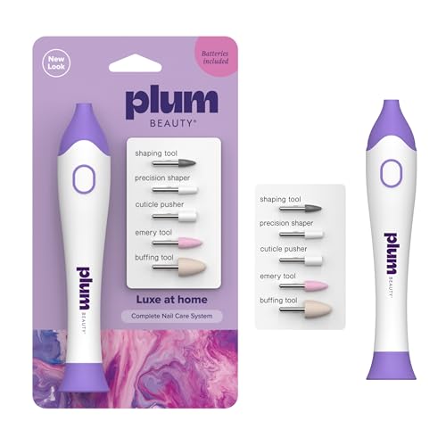 Plum Beauty Complete 5-in-1 Nail Care System Manicure & Pedicure Kit