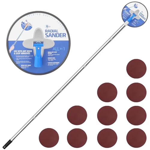 Drywall Pole Sander with Adjustable Extension Pole