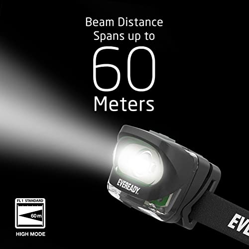 Eveready Rechargeable Led Headlamps (2-Pack), Ipx4 Water Resistant Head Lights For Running, Camping, Emergency, Outdoors (Usb Cable Included),Black (2-Pack),Adjustable #TOP5