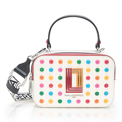 Image of KARL LAGERFELD Women's Simone Studded Camera Crossbody