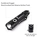 WOWTAC A7 1040 Lumens Compact Tail Switch CREE LED Flashlight, 280 Yard Thrower EDC Torch Flashlight, Security Tactical Handheld Flashlight for Camping, Hunting, Hiking-CW
