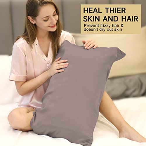 ZIMASILK 100% Mulberry Silk Pillowcase Upgraded Version for Hair and Skin Health Better Grade 6A Silk, with YKK Zipper - Image 2