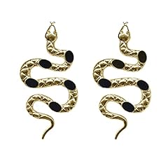 B7：gold snake earrings