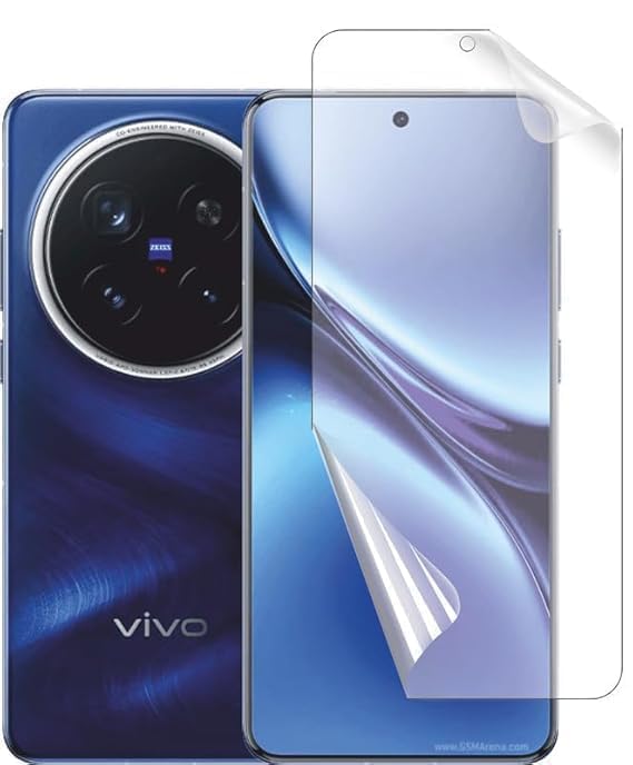 Image of BLACKSHEEP Matte Screen Protector for Vivo X200 5G Membrane Case Friendly Full Edge to Edge Screen Coverage & Installation Kit- (Pack of 1)