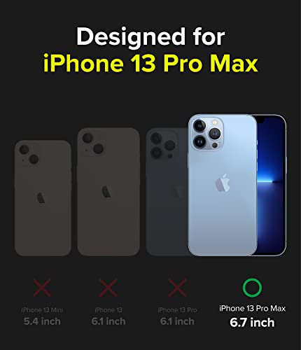 Image of Ringke DX Compatible for iPhone 13 Pro Max Case Back Cover, Silicone, TPU, PC Tough Dual-Layered Military Grade Drop Protection Heavy Duty Frame Bumper iPhone 13 Pro Max Back Cover - Camo Black