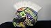 Helmet Hawks Motorcycle Helmet Mohawk w/ Sticky Adhesive Hook and Loop Fastener (Pure White)