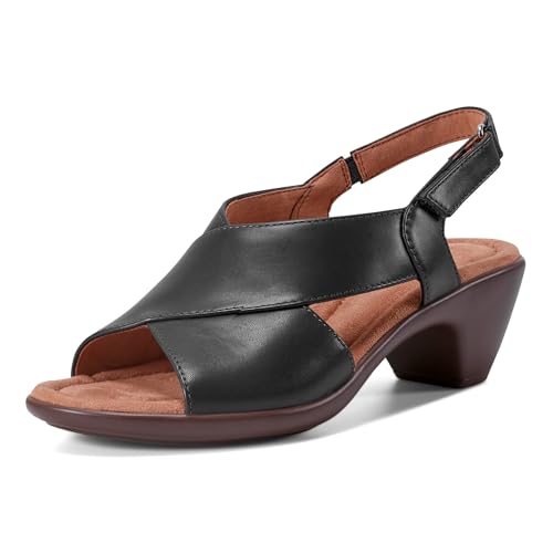 Easy Spirit Women's Chantal Heeled Sandal, Navy 400, 7.5 W by Easy Spirit - Used condition - US$30.56