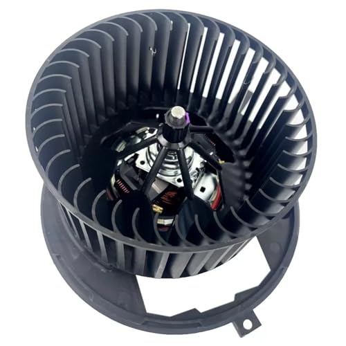 Heater Blower Motor Fan Without Resistor – Replacement for 1K2820015A Compatible with VW Passat CC B6 B7 Beetle Caddy Golf Jetta Touran Audi A3 Q3 TT Skoda Octavia Superb Yeti Seat Leon