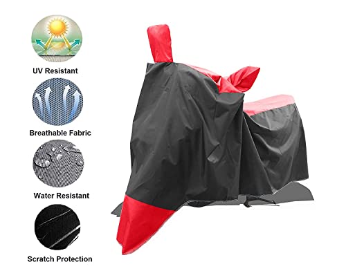 Image of Hero Splendor Plus Xtech All Models Bs5 Bs6 Bike Cover With Water Resistant&Dust Proof Premium 190T Fabric(Navy Blue)A Perfect Tow Wheeler B Cover For Hero Splendor+Xtech 3G 4G 5G 6G,Multi