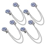 Accessoire de mode : cette broche décorative et pince à foulard allie esthétique et praticité. elle peut servir de broche, de pince à col ou de chaînette pour pull, répondant ainsi à divers besoins vestimentaires