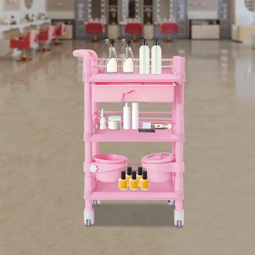Carrito móvil organizador de salón para almacenamiento, capacidad hasta 80kg miniatura 6