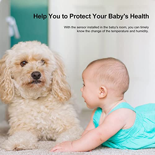 Wifi Temperature Sensor 2 Pack,Indoor Thermometer For Home,Compatible With Alexa,App Notification Alert,Temperature Humidity Remote Monitor¡­ #TOP6