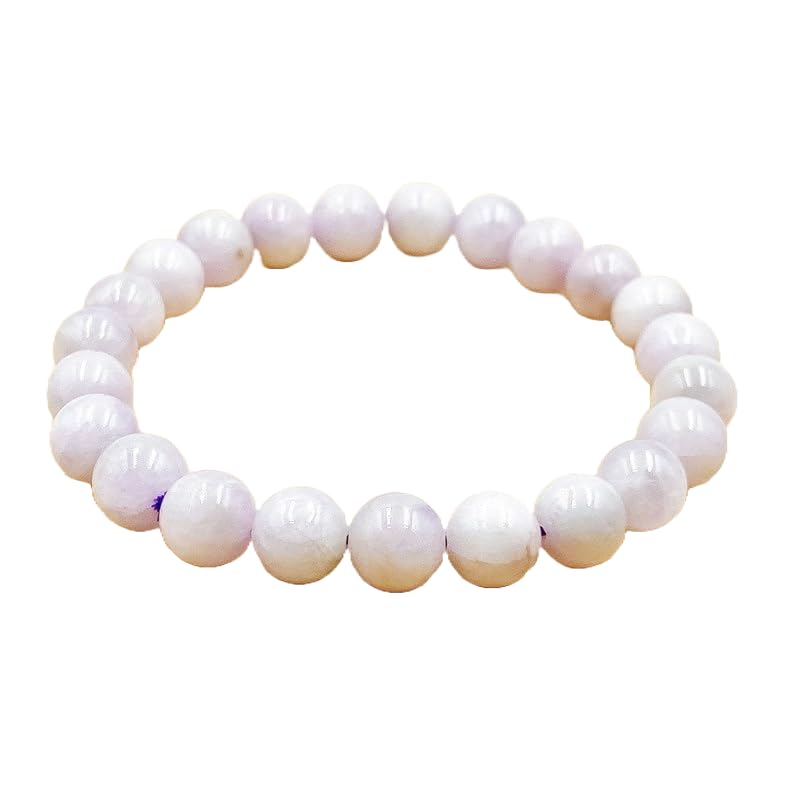 LKBEADS Bransoletka z naturalnego tworzywa sztucznego 8 mm rondelle smooth 7 cali półprecyzyjne kamienie koraliki, bransoletka z koralikami, dla mężczyzn i kobiet, uzdrawiająca, kryształowa,