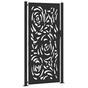 Genérico Wenjingqi 4100993 Gartentor Flammen-Design