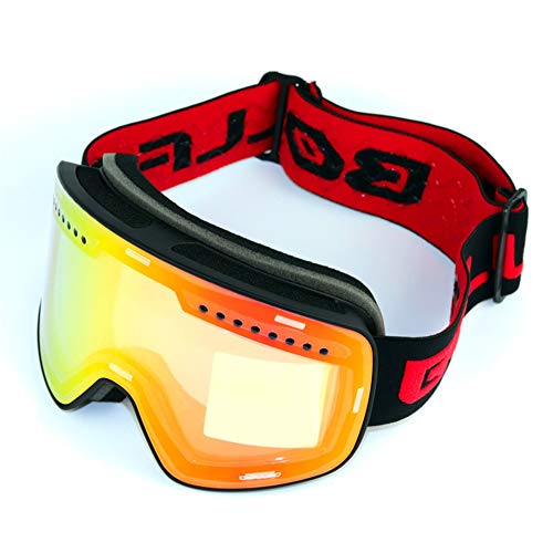 Gafas de esquí magnéticas para nieve y ciclismo de montaña en días soleados o con viento