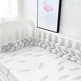PTKG Handgefertigte ZöPfe für die Hausdekoration Geknotetes Kissen Teppich und Dekoratives PlüSchkissen für Babybett die MüDigkeit Lindern Handgefertigter Deko Kuschelkissen,M12,200CM
