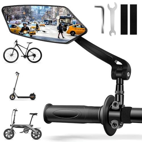 Ygvqn rétroviseurs de vélo [pack de 2], rétroviseurs de scooter
