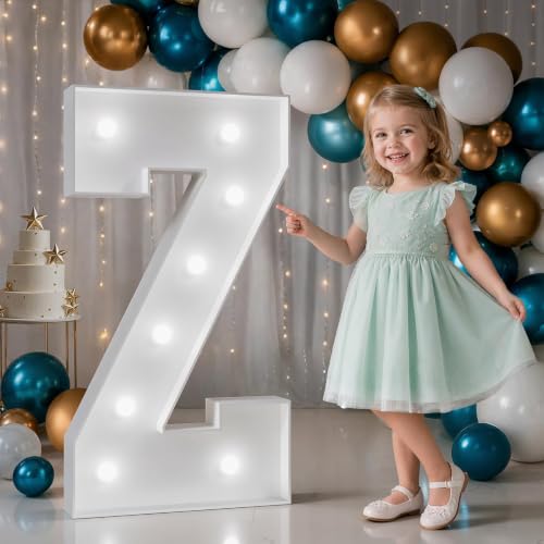 Image of 3FT Marquee Letters Z, Large Light Up Letters for Birthday Decor