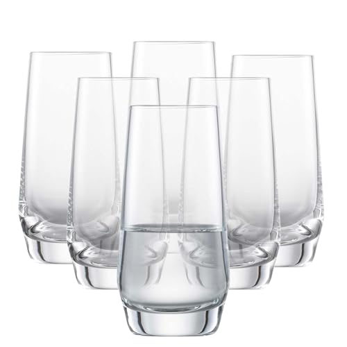 ZWIESEL GLAS Pure Shot Glass (Set of 6), Stylish Shot Glasses for Various Spirits, Dishwasher-Safe Tritan Crystal Glasses, Made in Germany (3 Ounce)