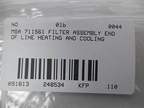 NEW MSA 711561 FILTER ASSEMBLY END OF LINE HEATING AND COOLING D248534