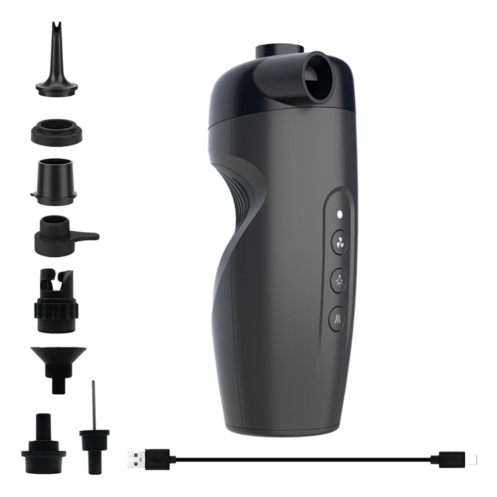 Poghyd One Color Electric Inflation Pump Portable Outdoor Inflation Pump Wireless Air Inflator For Inflatable Sup Stand Up Paddle Board Tire Plate Boat