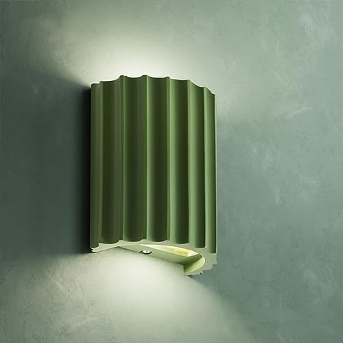 Applique murale LED 10W moderne en résine blanc chaud 3000K pour salon
