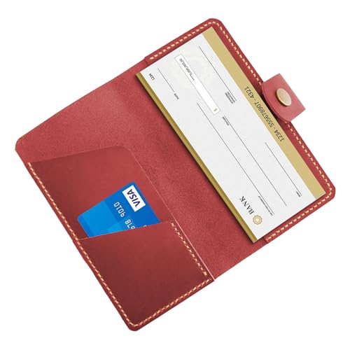 Personalized checkbook cover, Leather checkbook holder, Checkbook cover handmade, Custom Duplicate Checkbook Cover For Women and Men2