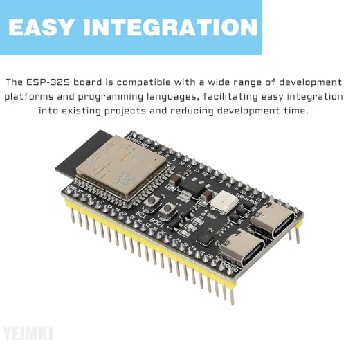 Image of 5pcs ESP32 S3 Development Board ESP32-S3-DevKitC-1-N16R8 | ESP32-S3-WROOM-1 WiFi and Bluetooth MCU Module Dual Type-C Core Microcontroller Processor Integrated Wi-Fi and BLE Functions