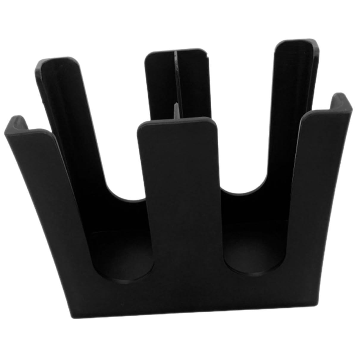 Support de Rangement Pratique et Résistant en Acrylique pour Gobelets Jetables Noir, Grosse Capacité Porte-gobelets Papier pour Bureau et Maison