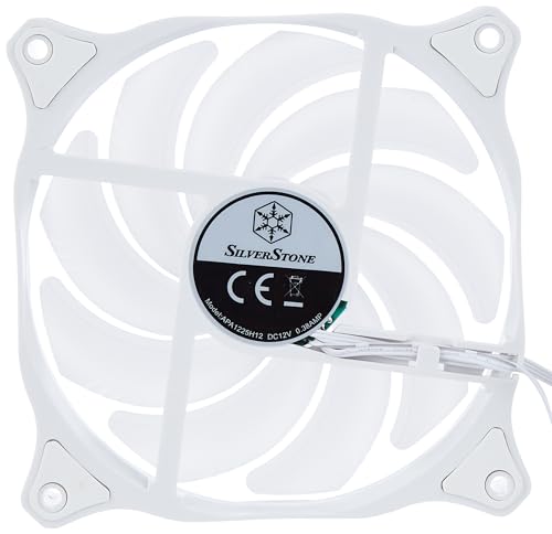 Image of SilverStone Technology Air Blazer 120RW, PWM, ARGB, 120mm, White Frame, Translucent Fan Blades, Hydro Bearing, SST-AB120RW-ARGB