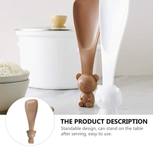 Espátula de arroz Cabilock com lindo urso antiaderente colher colher colher batata serviço de alimen