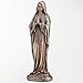 Veronese Design 6 1/8 inch Our Lady of Lourdes Cold Cast Resin Bronze Finish Religious Sculpture