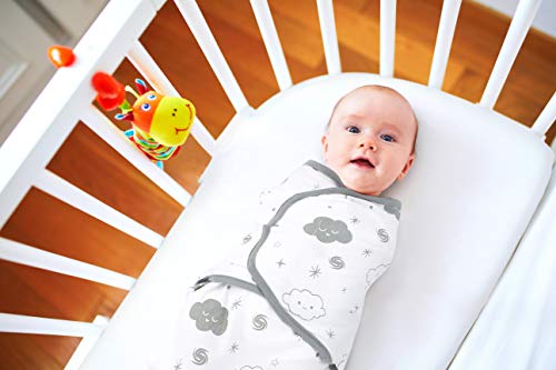 Baby Swaddle 3-6-Month, Large Size, Newborn Babies Swaddling Sack, Infant Adjustable Swaddles