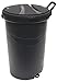 Rubbermaid RM5H9601 Wheeled Trash/Garbage Can with Handle, 32-Gallon, Black, 2-Pack