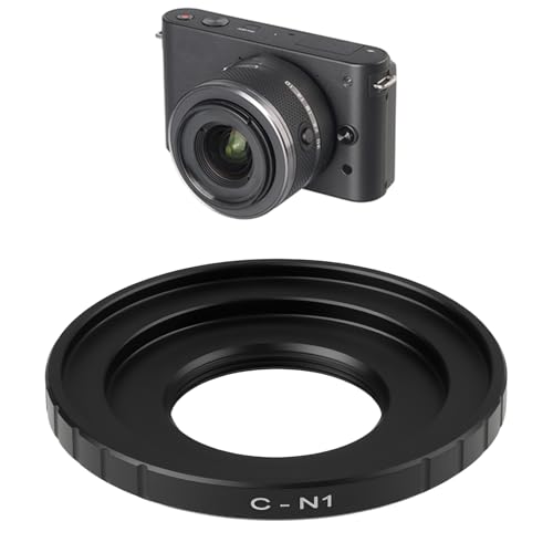 ECSiNG Adaptador de Montura de Lente de Aluminio C-N1 Compatible con Nikon Cámaras 1 V1 V2 V3 J1 J2 J3 J4 J5 - imagen 4
