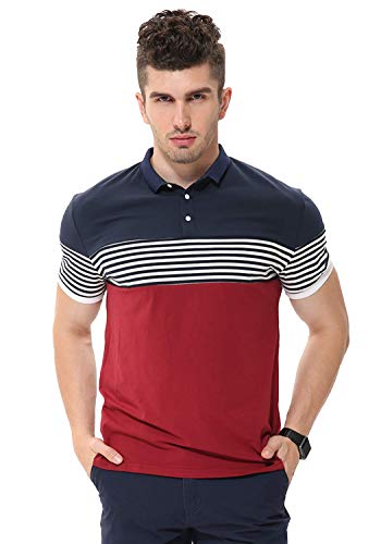 Image of fanideaz Branded Mens Half Sleeve Cotton Striped Polo T-Shirt for Mens || Polo Tshirt for Men || Branded Tshirt for Men