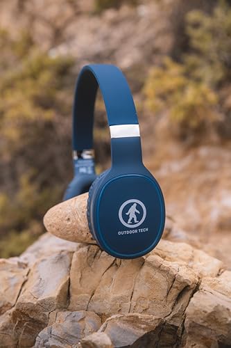 Outdoor Tech - Komodo Over-The-Ear Bluetooth Headphones, Marine Blue - Wired and Wireless, Touch Controls for Music, Microphone, and Answering Phone Calls - Image 4