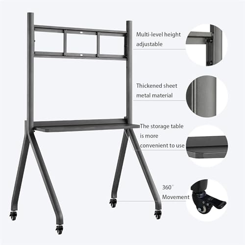 Soporte para TV LCD con ruedas para pantallas 55-86 pulg miniatura 3